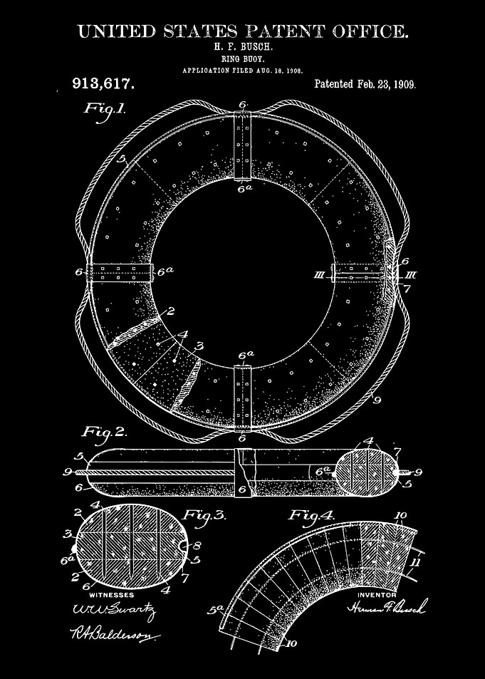 Ring buoy patent