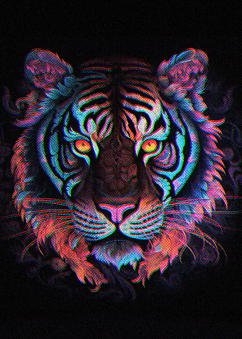 Art Face Tiger