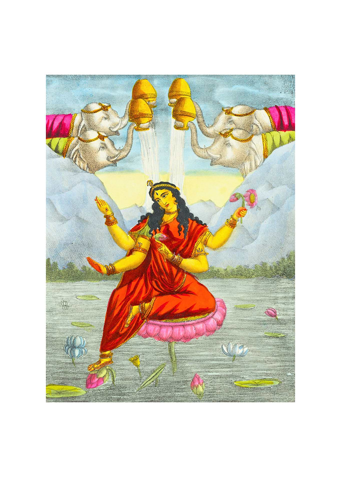 Indian Goddess Kamalatmika