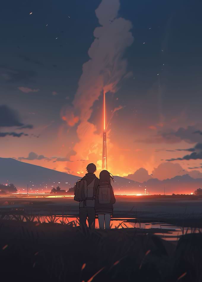Anime Sky Peaceful