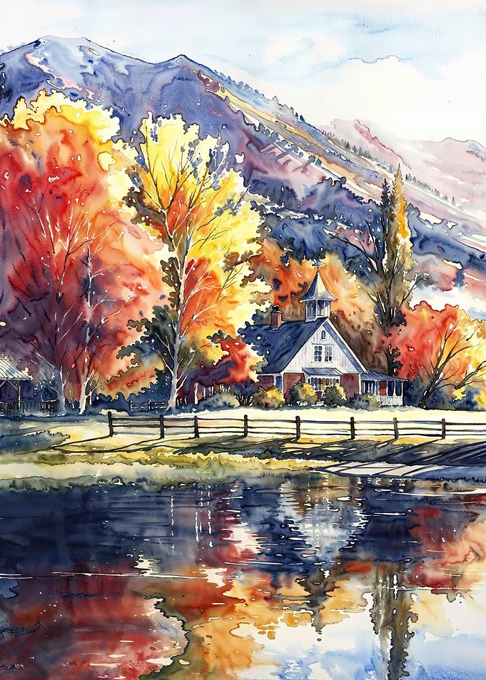 Fiery Foliage Manor