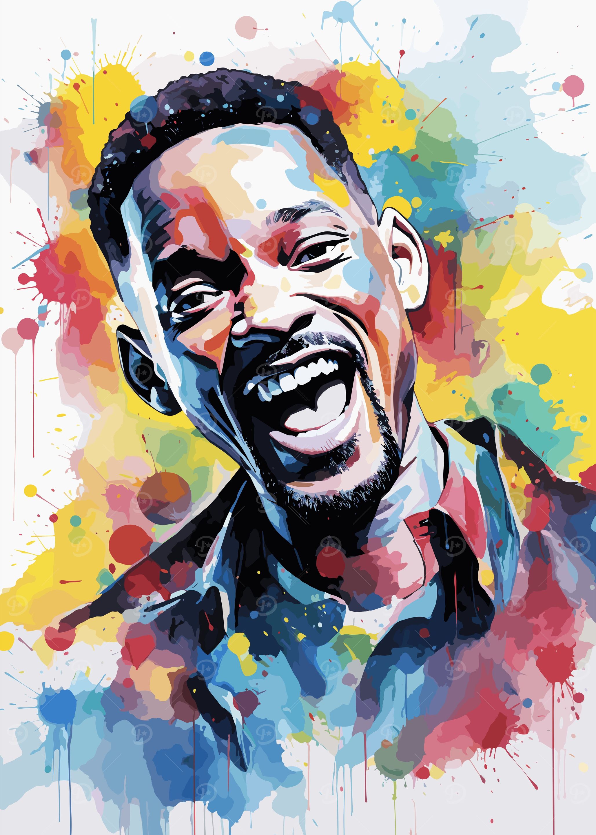 Will Smith Watercolor Art
