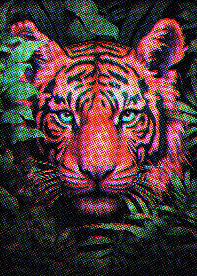 Forest And Tiger Wild