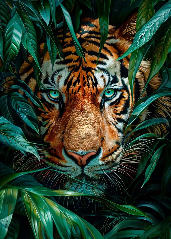 Jungle Bengali Tiger