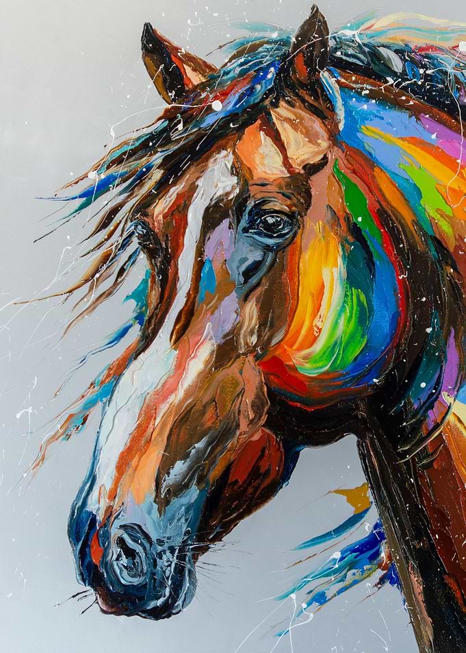 Multicolored Equine