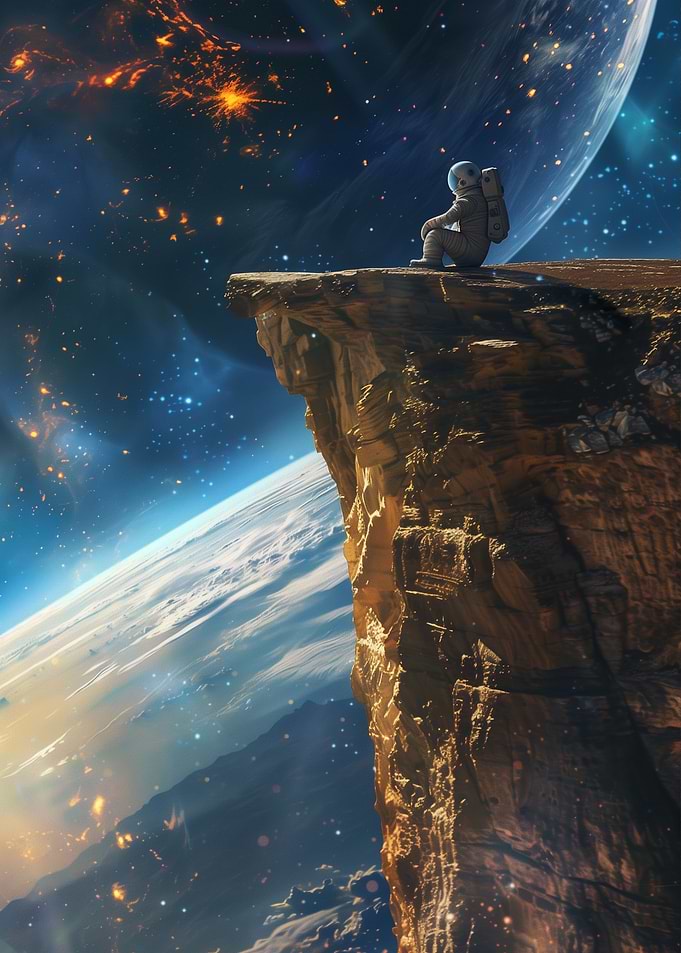 Cliffside Contemplation
