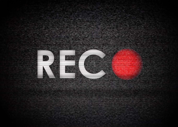 Rec message flash tv noise