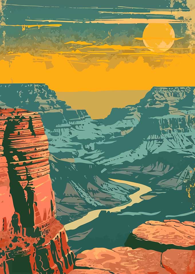 Grand Canyon Travel Art