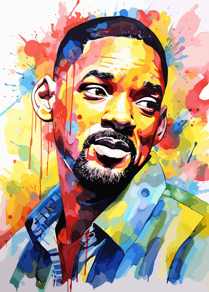 Will Smith Cinema Painting