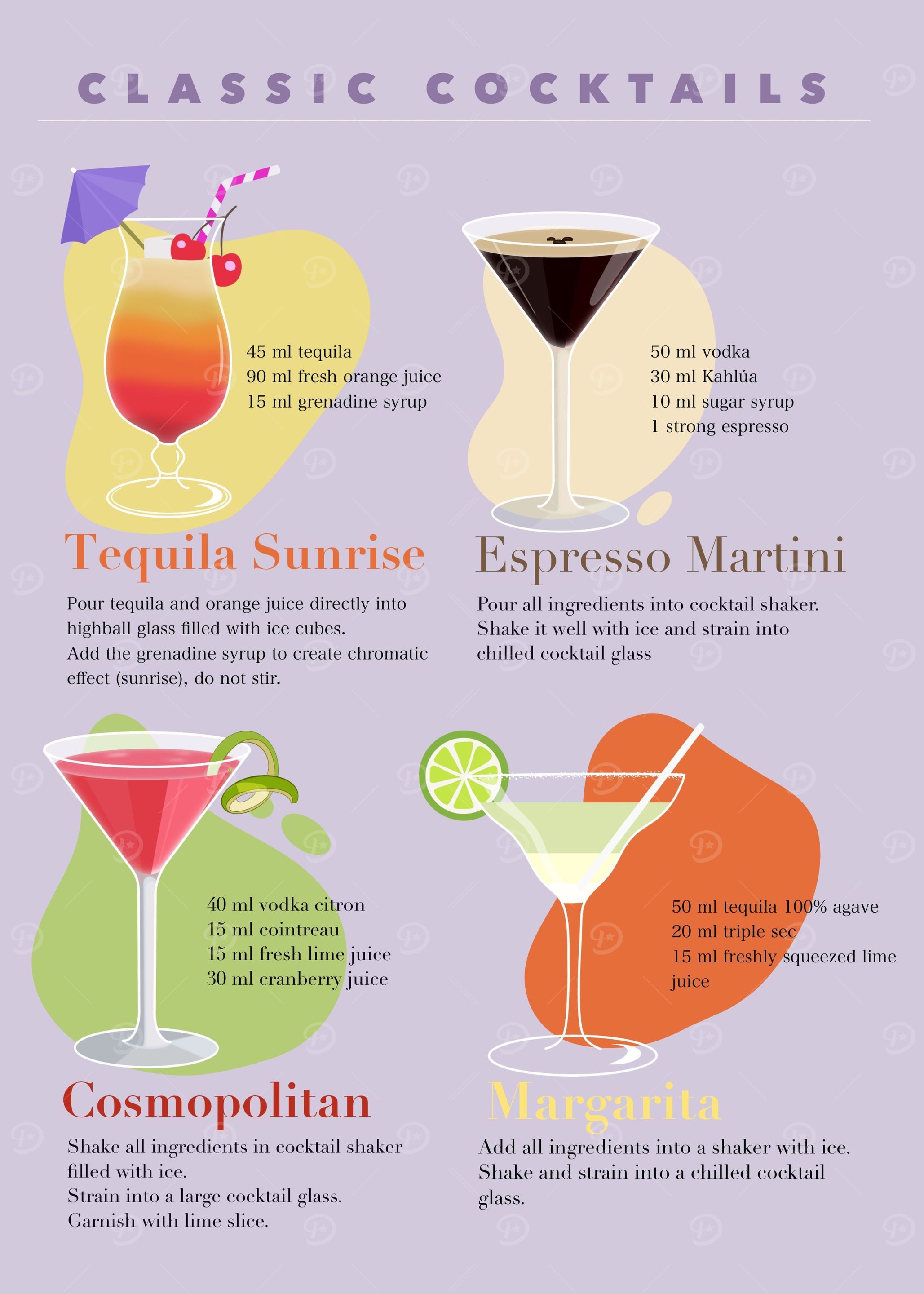 Classic Cocktails Recipe