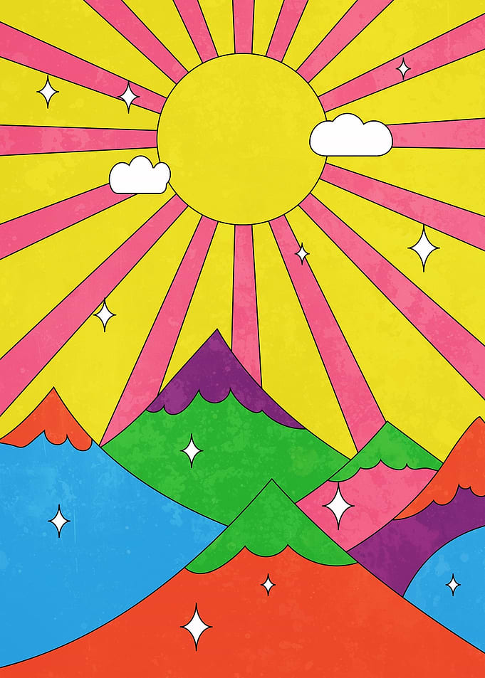 Minimalistic Mountain