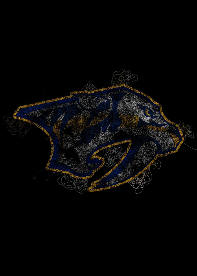 Nashville Predators Scrib