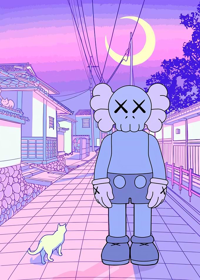 kaws poster