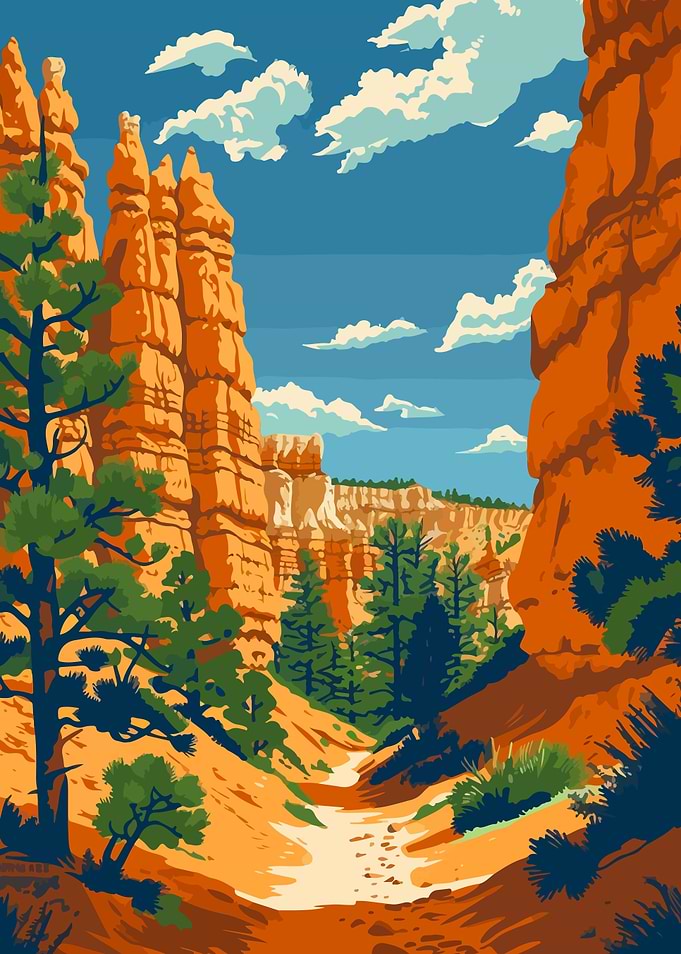 Bryce Canyon Nature Art