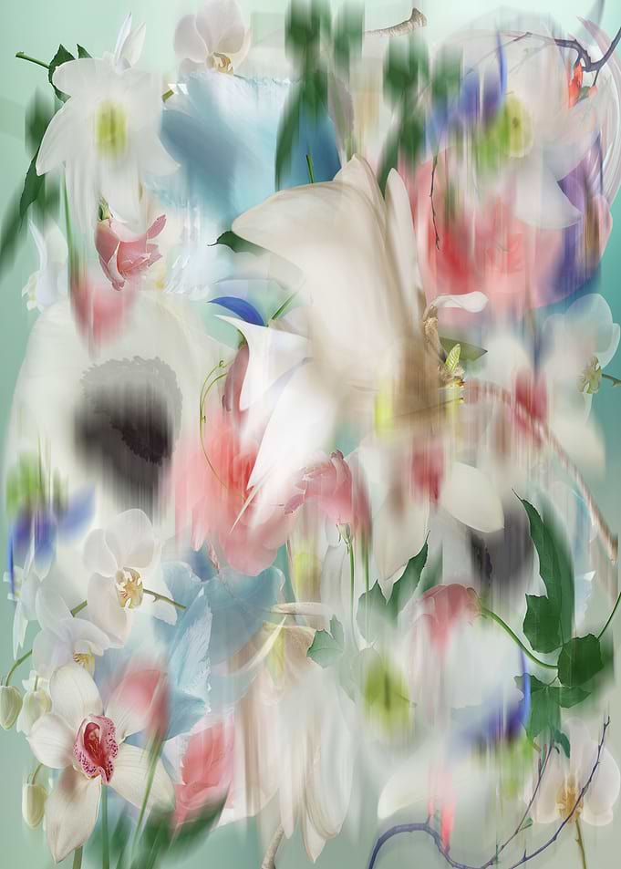 Blurred garden