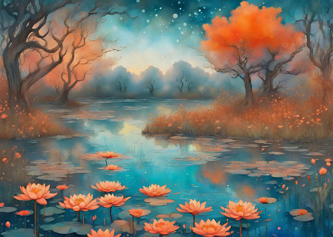 By the pond 3
