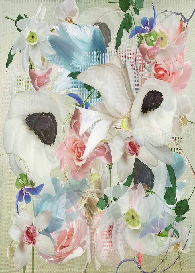 Floral collage