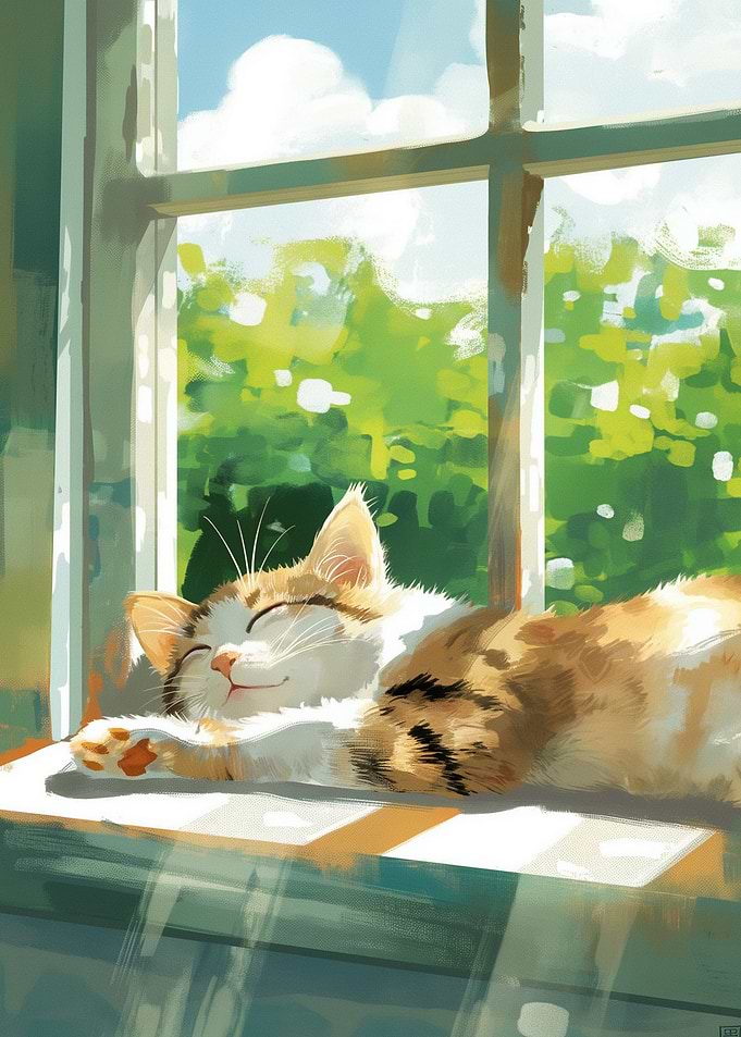 Cute Lazy Cat
