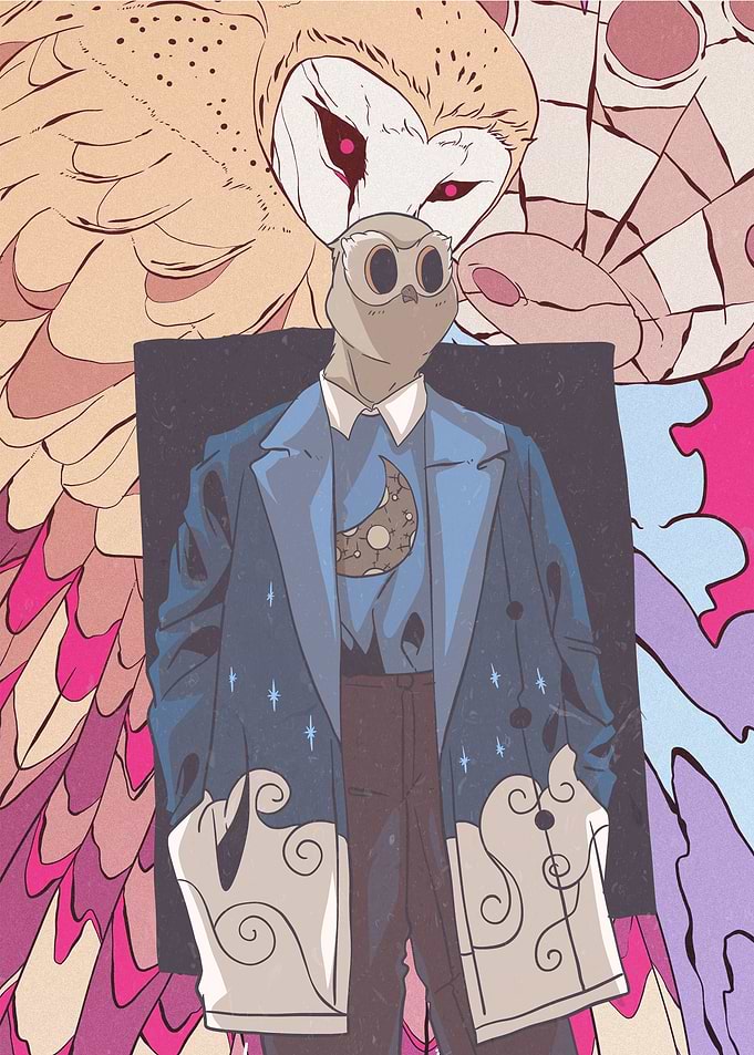 Owl Furry Aesthetic Art