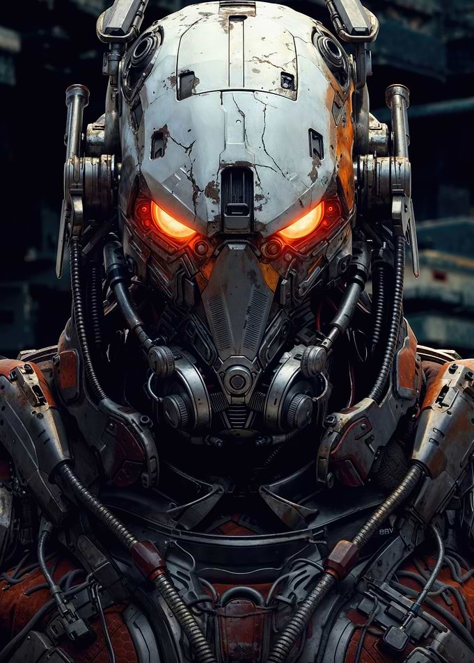 Futuristic Robot Soldier