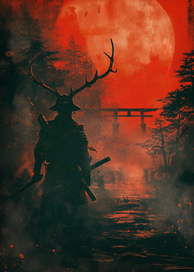 Samurai Landscape Japanese