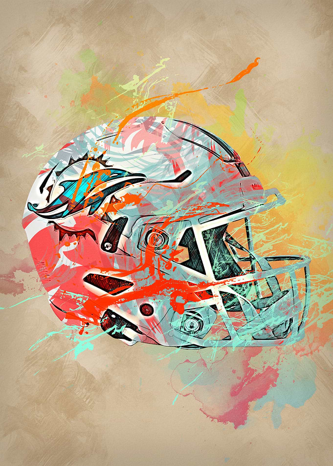 Miami Dolphins Helmet
