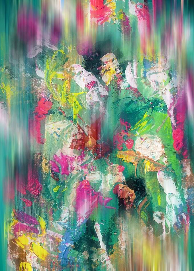 Blurred garden