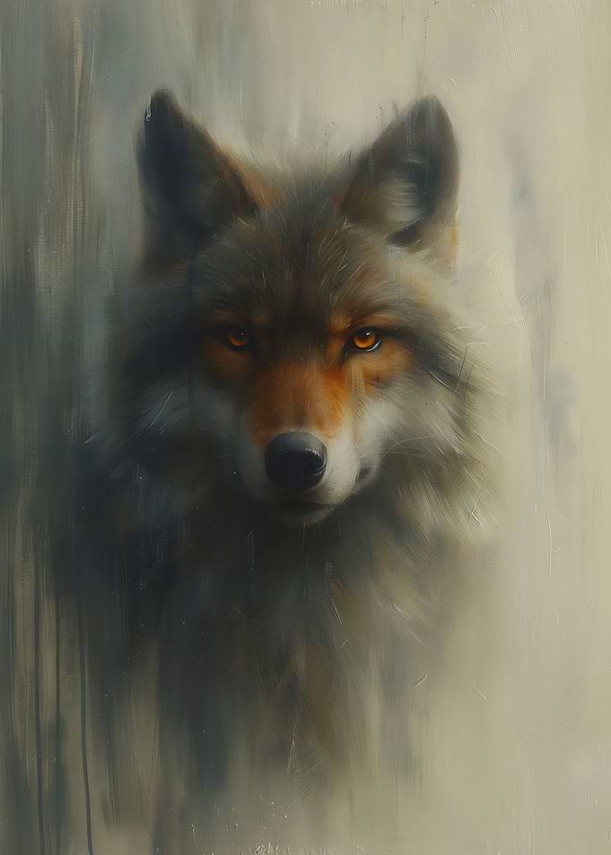 Mystic Wolf Gaze