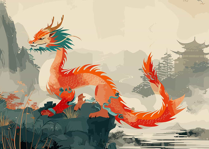Traditional Asian Dragon