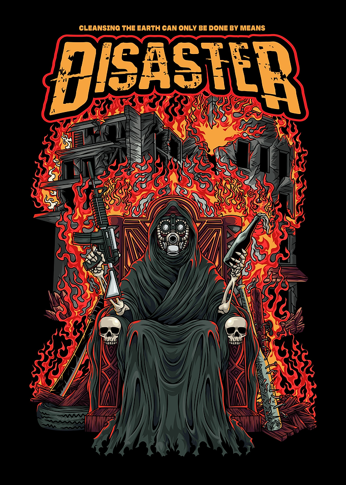 Grim Reaper Doom With Text