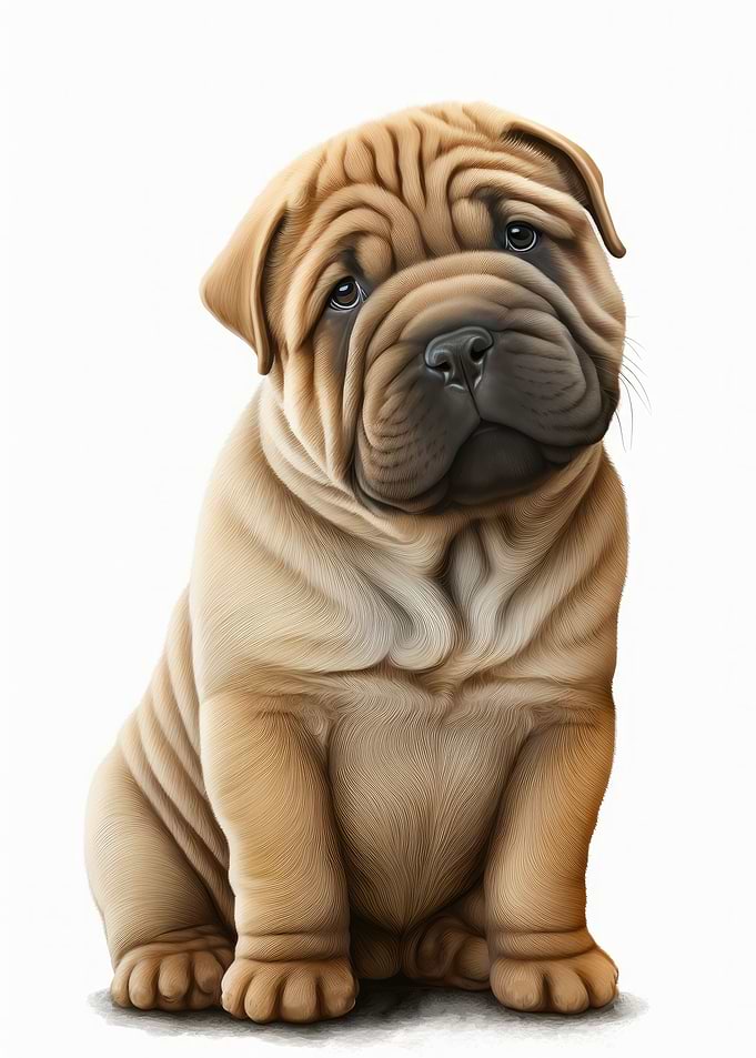 Shar Pei Dog 01