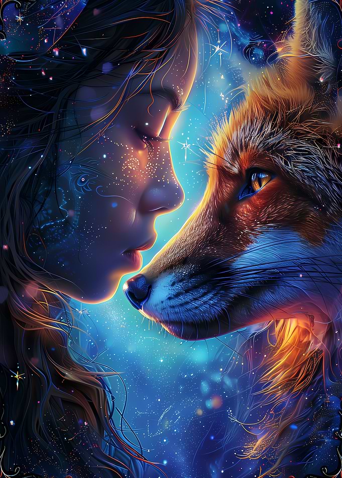 Mystical Galaxy Animals