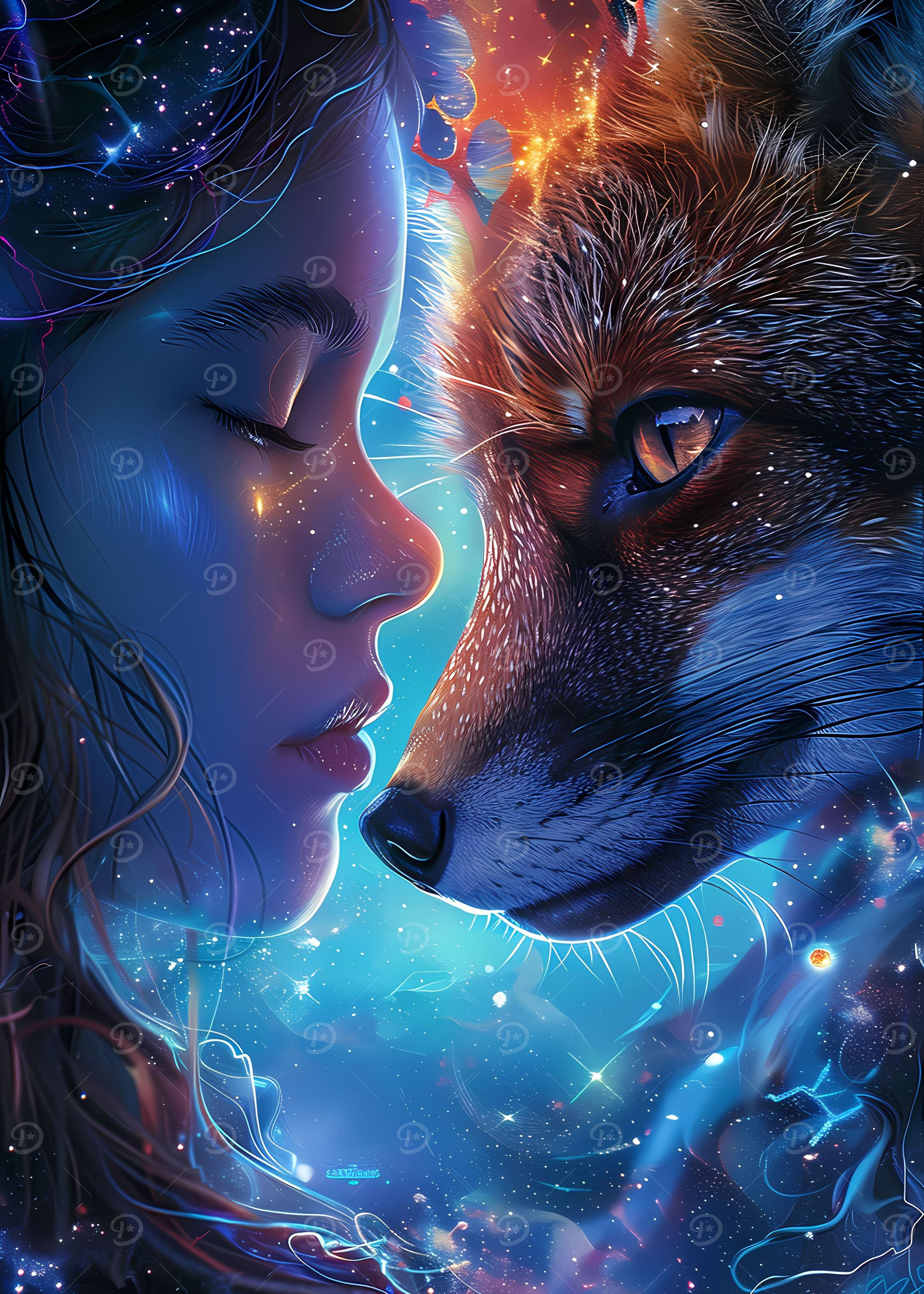 Mystical Galaxy Animals