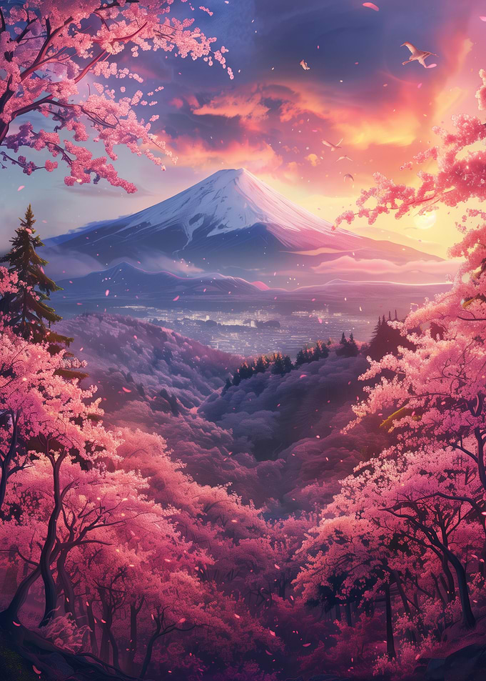 Dawn at Fuji