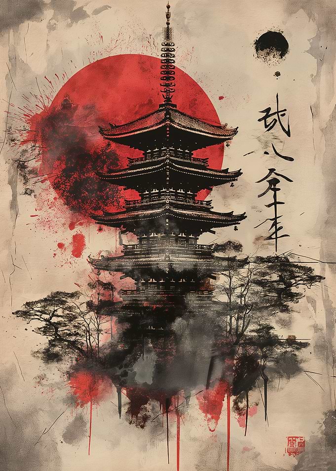 Landscape Asian Pagoda