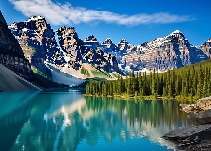 Forest Mountains Canada