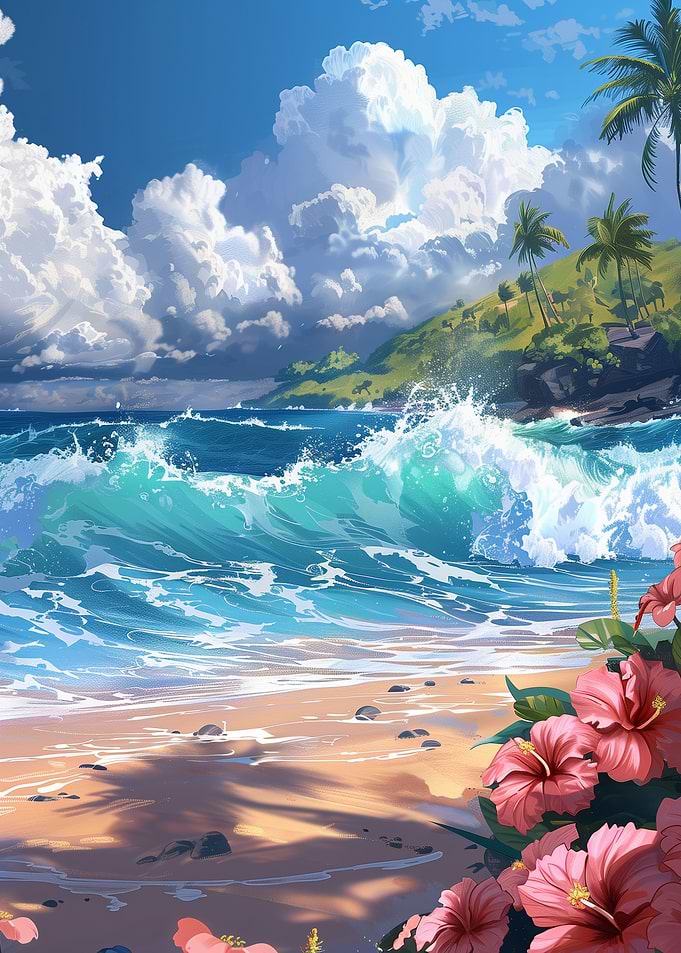 By the ocean