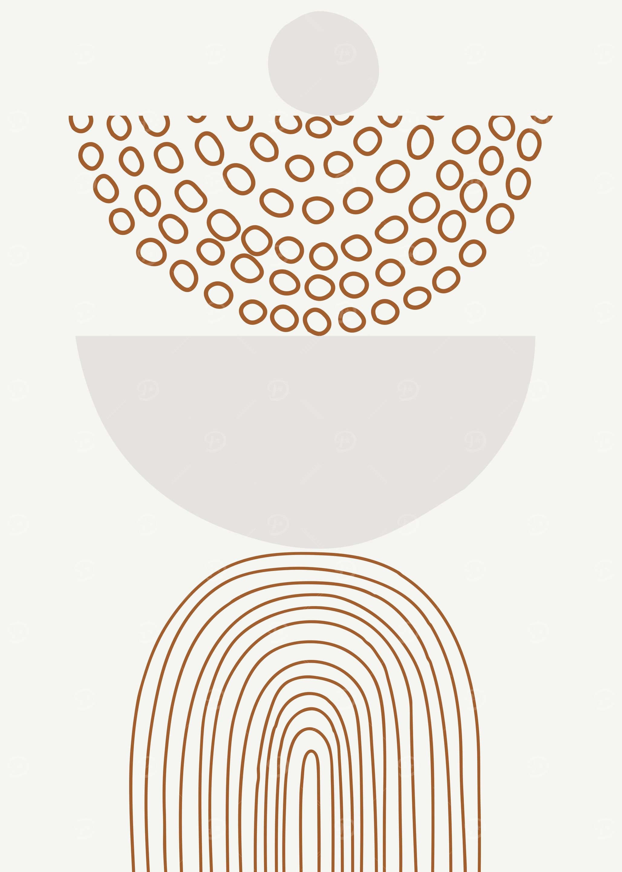 Bohemian rainbow shapes