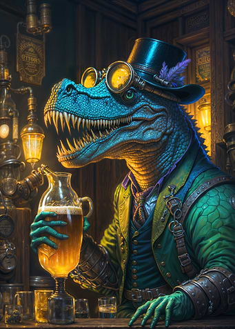 Alien Craft Beer Dino 2