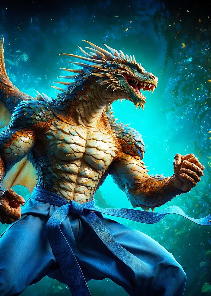 Azure Belted Dragon