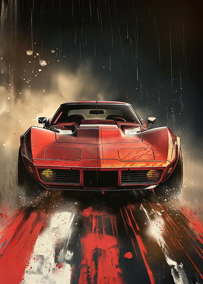 Retro Muscle Car