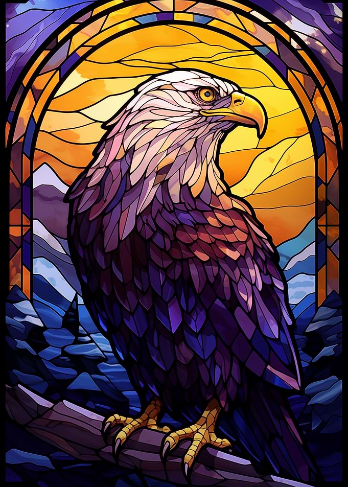 Eagle Stained Glass
