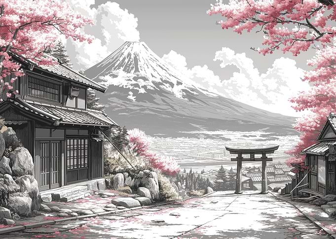 Japan Fuji Cherry Trees