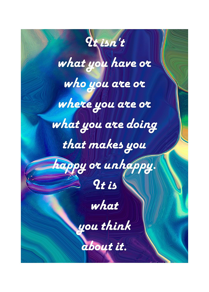 What You Think Matters