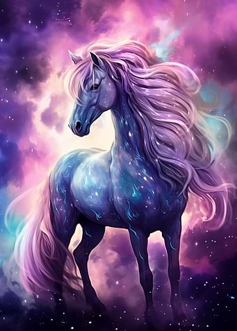 Space Horse Long Mane