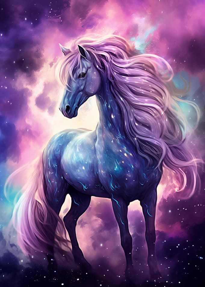 Space Horse Long Mane
