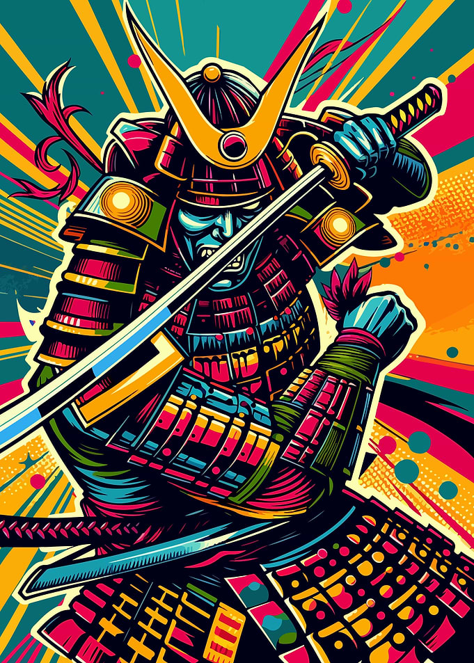 samurai fighting wpap