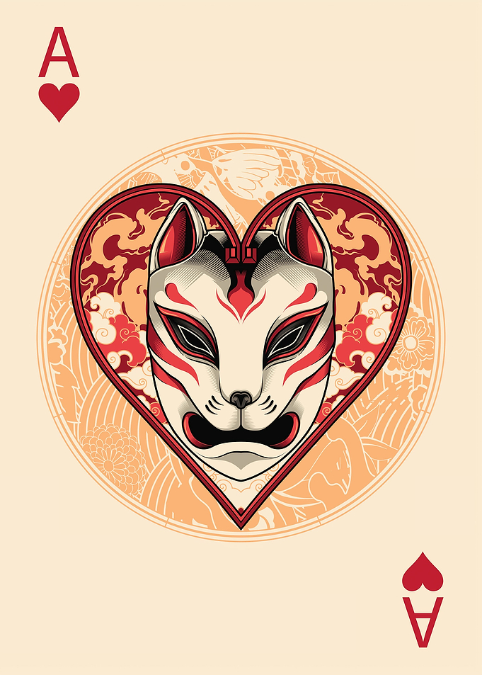 heart samurai of ace card