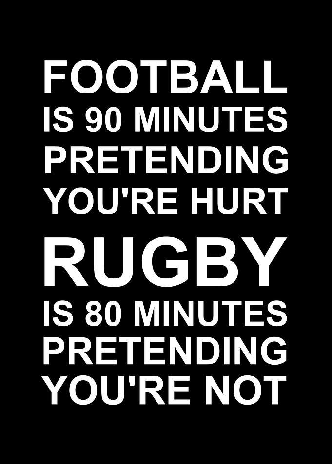 rugby football compare