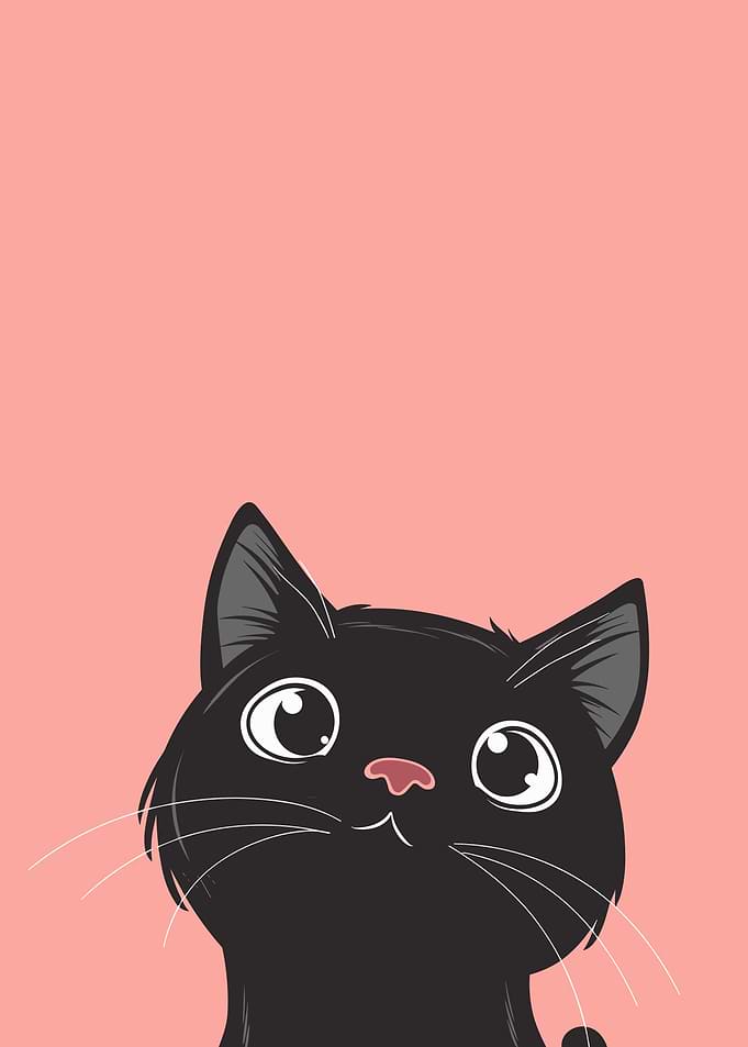 Cat Retro Minimal